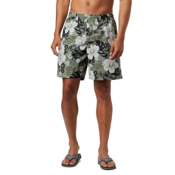 Columbia Muške Kratke Hlače - PFG Super Backcast Water Sive Zelene | RAVU-83749